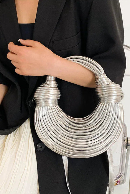 The Aurelia Gold Sculpt Hobo Bag