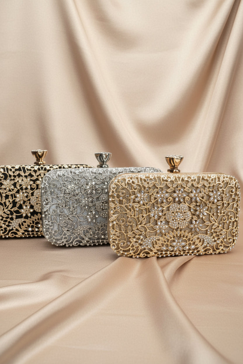 Diamond Luxe Evening Clutch