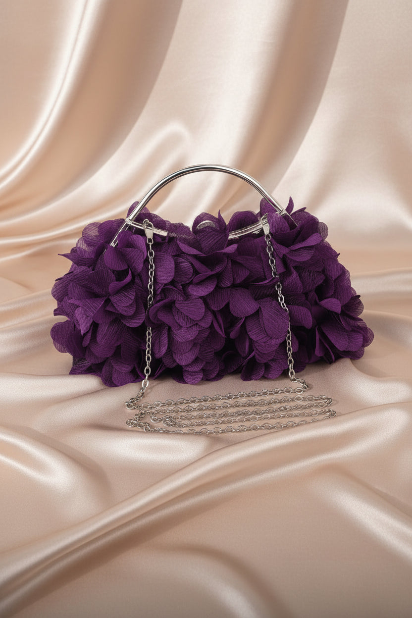 Romantic Handbag Metal Handle