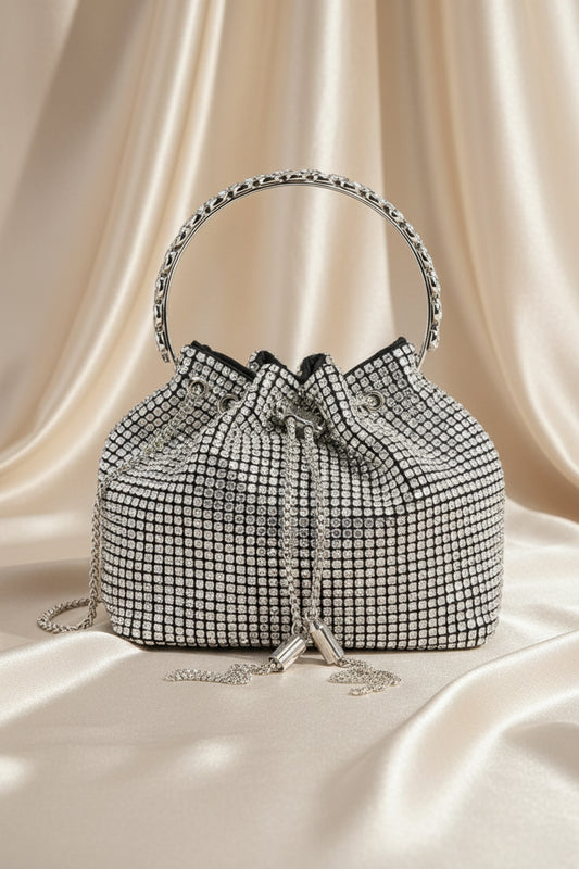 Lumière Crystal Bucket Bag