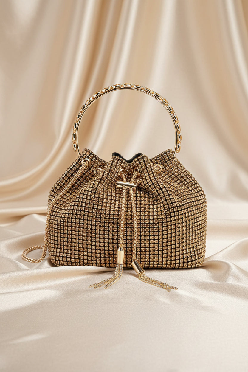 Lumière Crystal Bucket Bag
