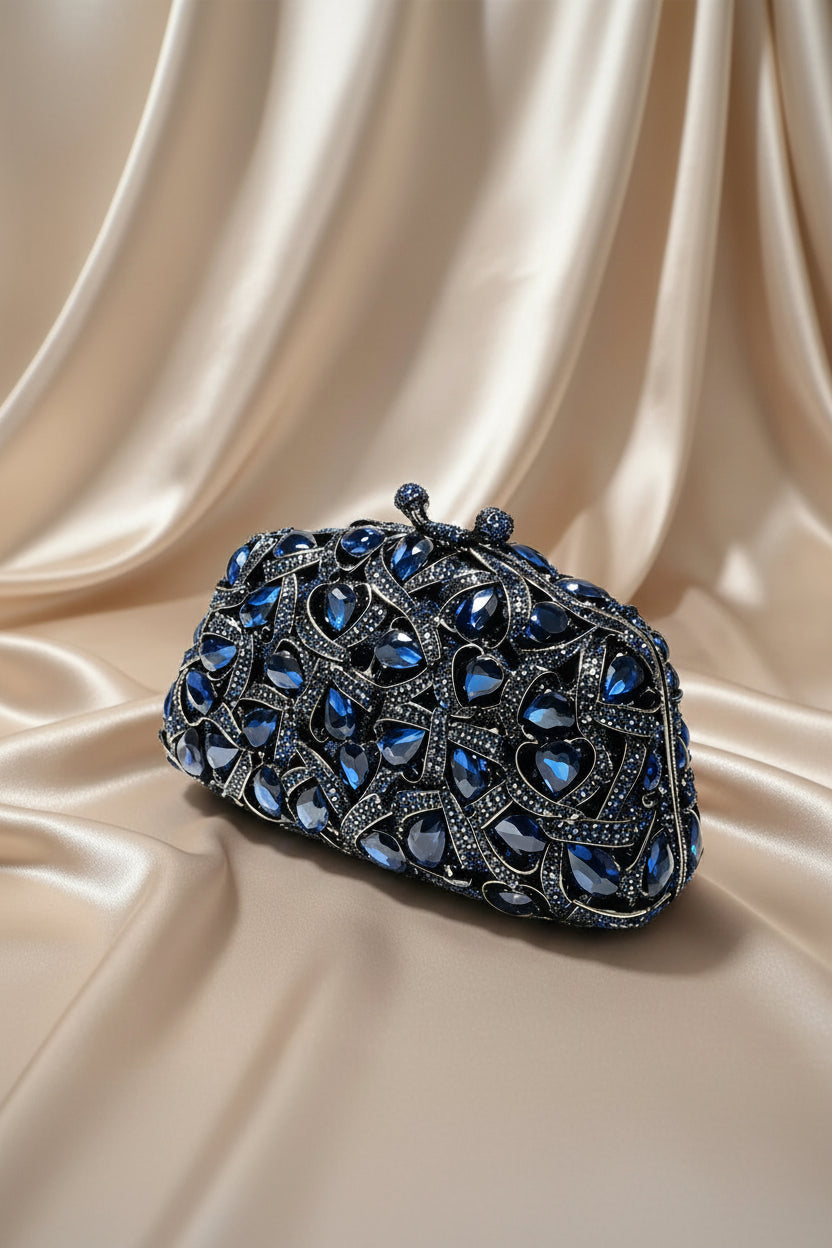 Sapphire Starlight Luxe Clutch