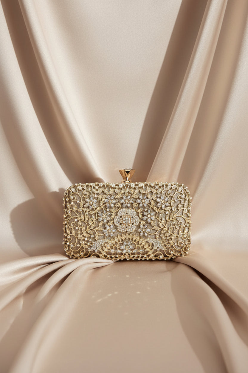 Diamond Luxe Evening Clutch