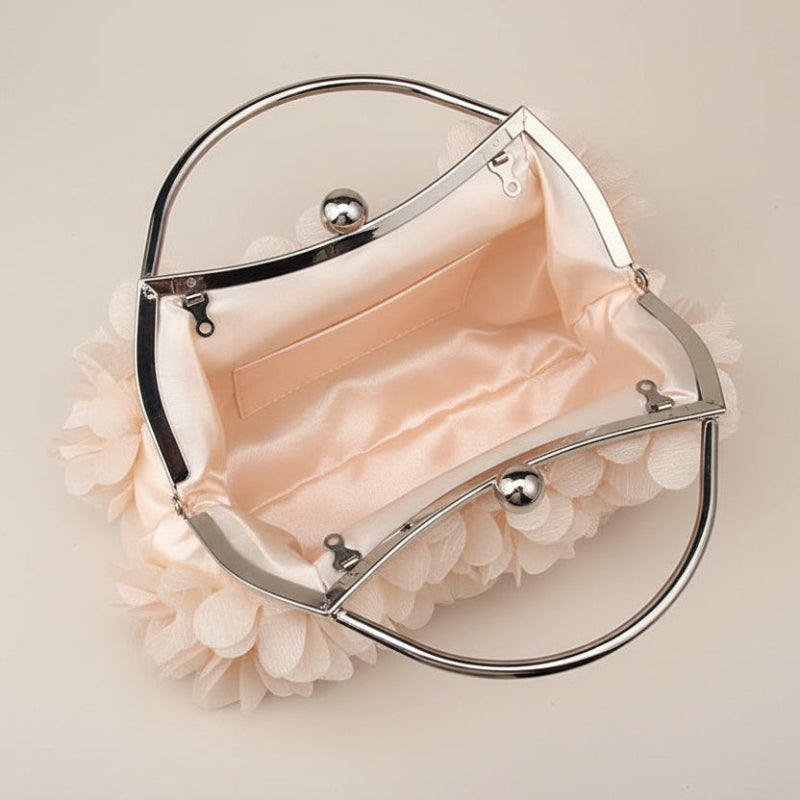 Romantic Handbag Metal Handle