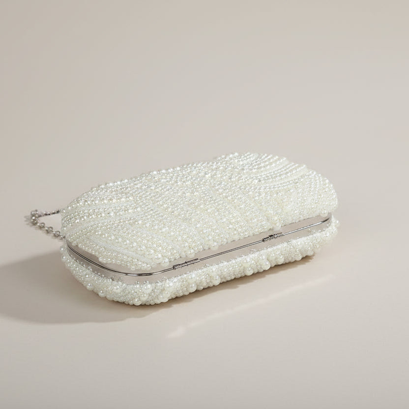 Pearl Wave Evening Bag