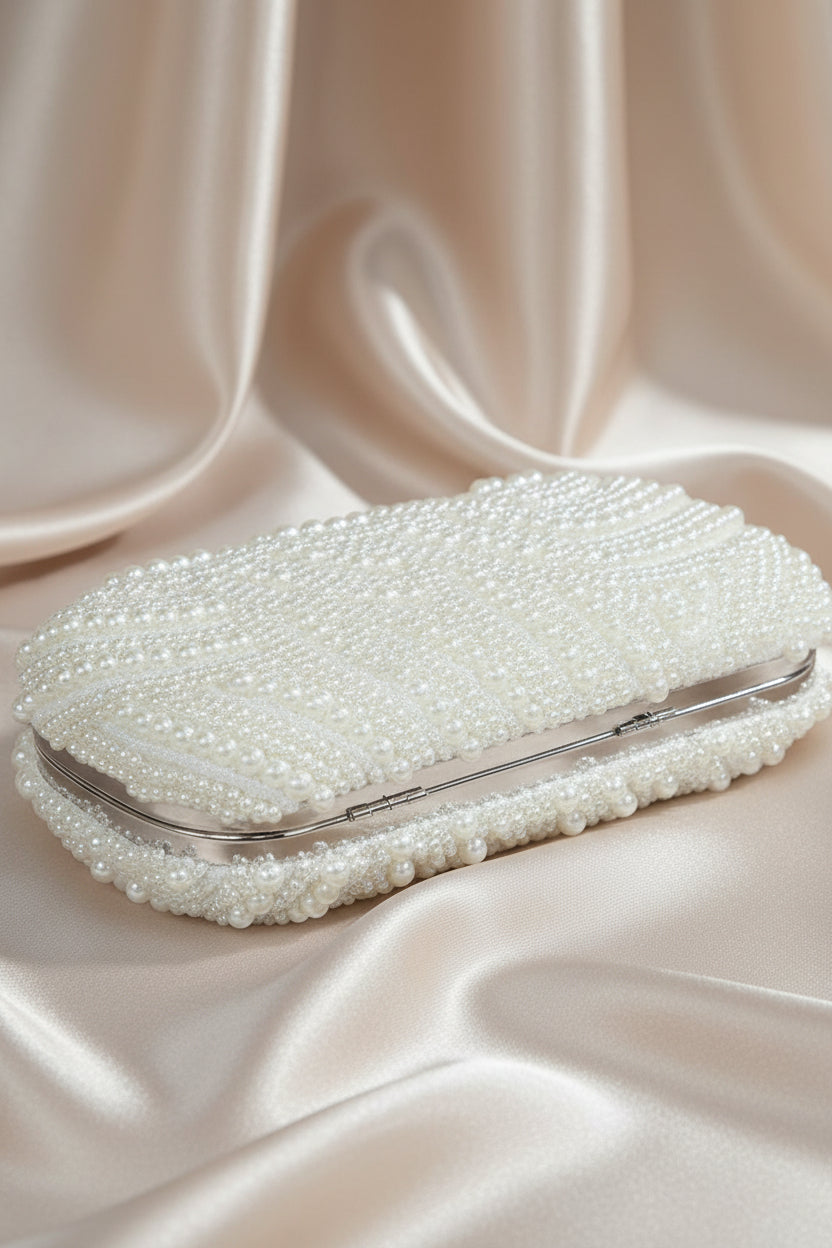 Pearl Wave Evening Bag