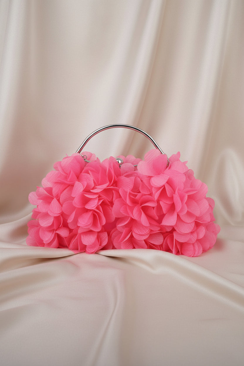 Romantic Handbag Metal Handle