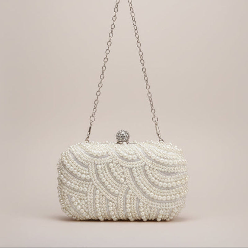 Pearl Wave Evening Bag