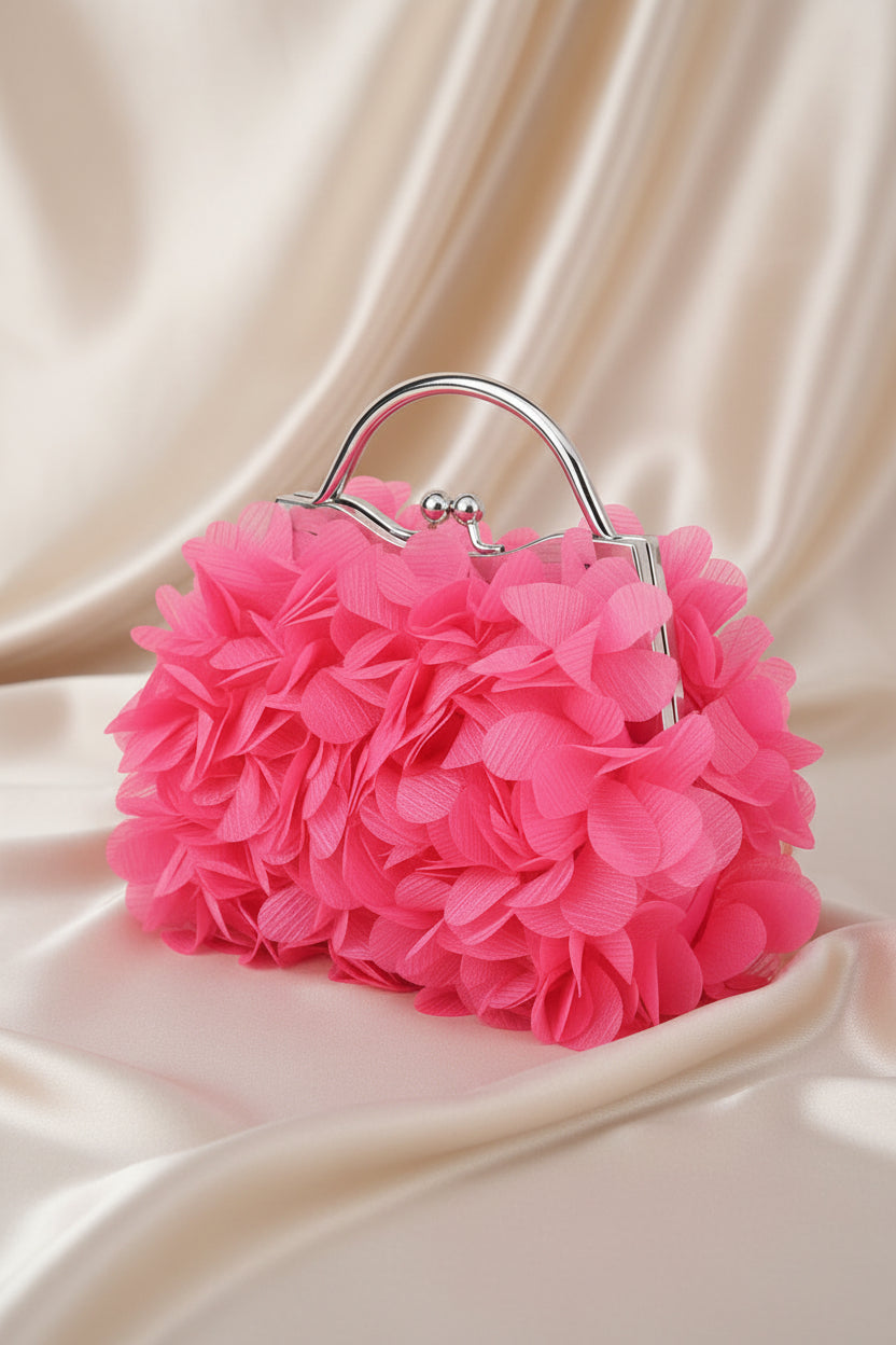 Romantic Handbag Metal Handle