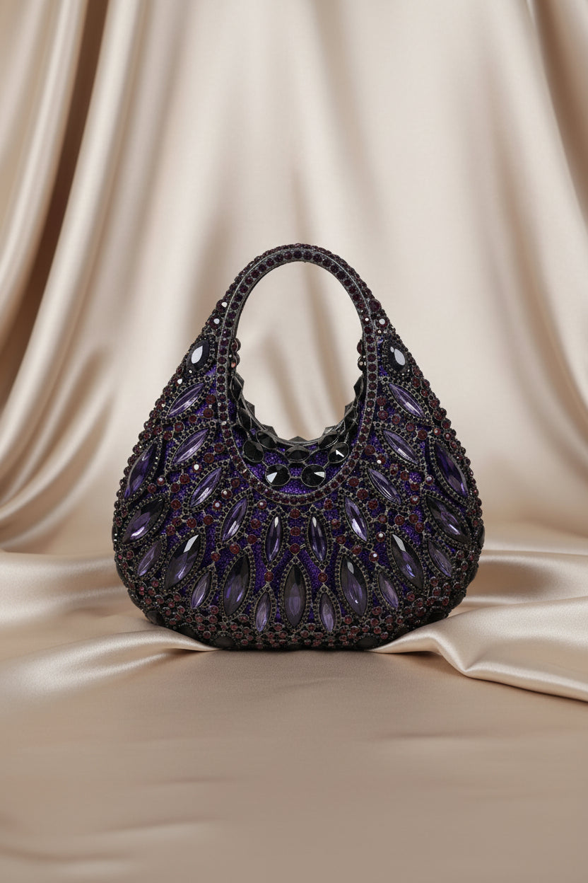 Starlight Empress Crystal Clutch Bag