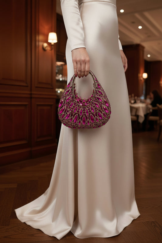 Starlight Empress Crystal Clutch Bag