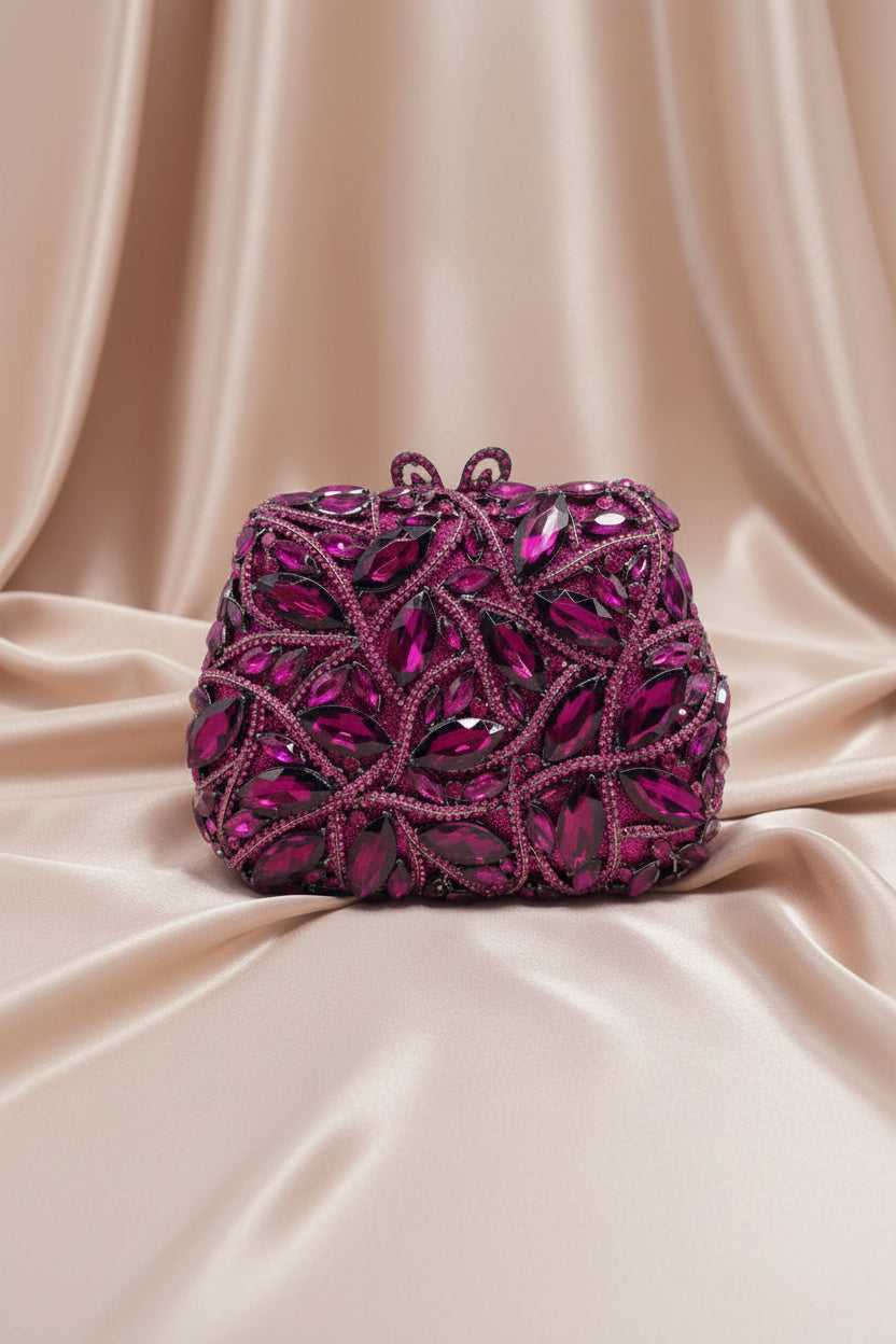 Emerald Enchanté Crystal Clutch