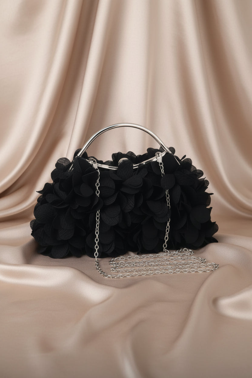 Romantic Handbag Metal Handle