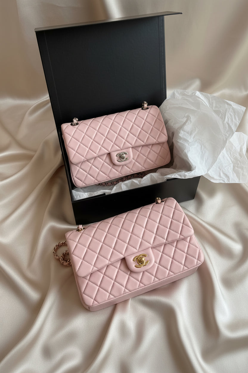 Jumbo Flap Bag Lambskin 25