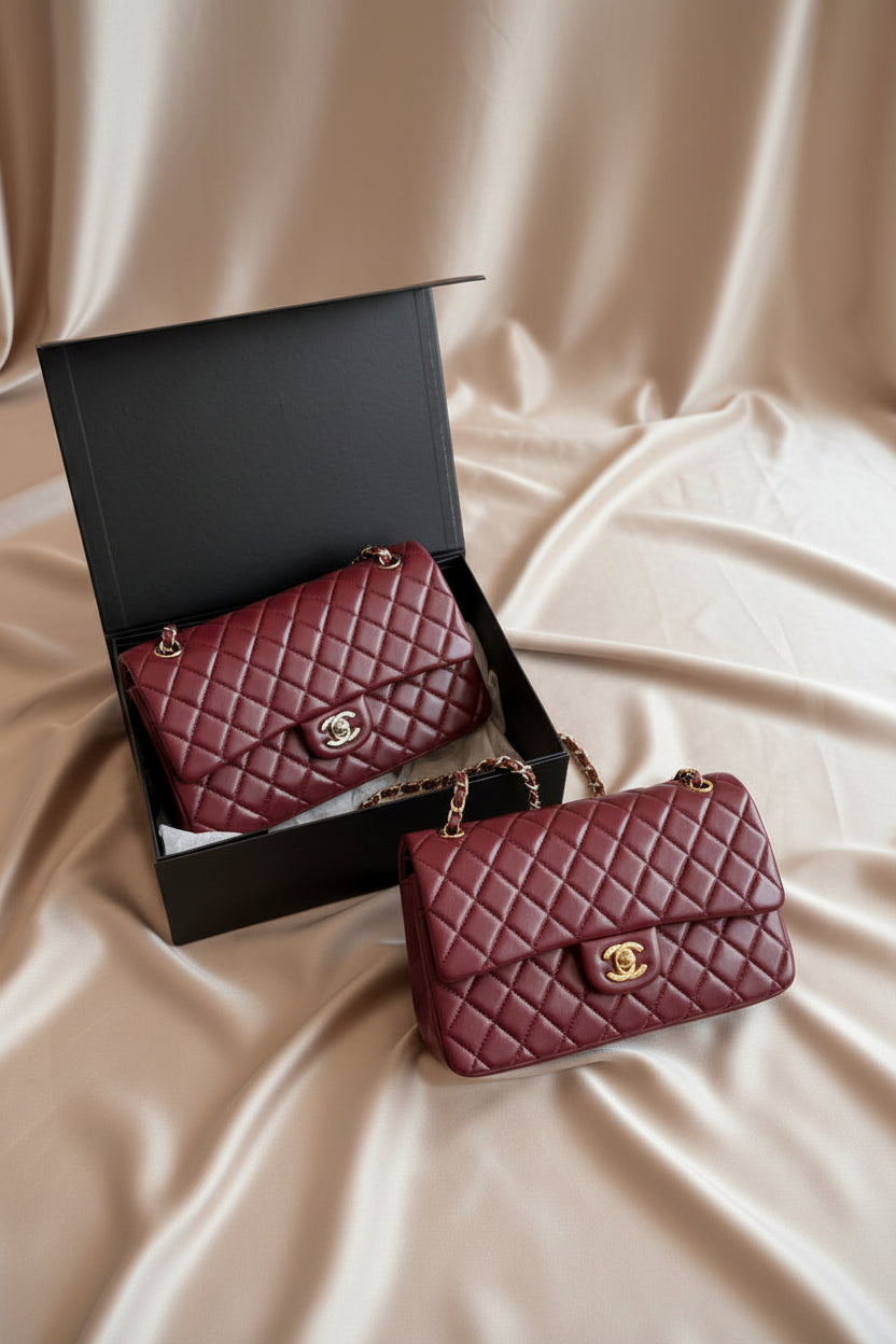 Jumbo Flap Bag Lambskin 25