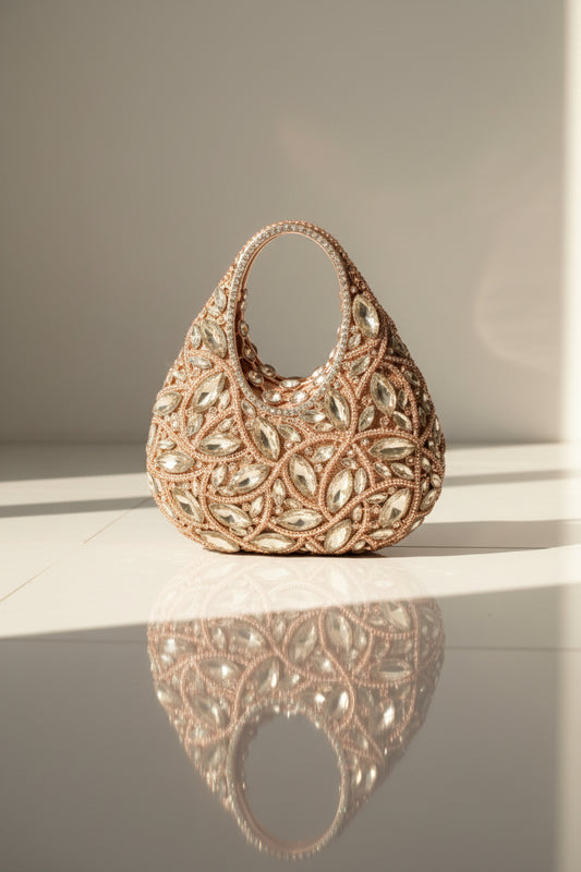 Crystal Éclat Top Handle Bag