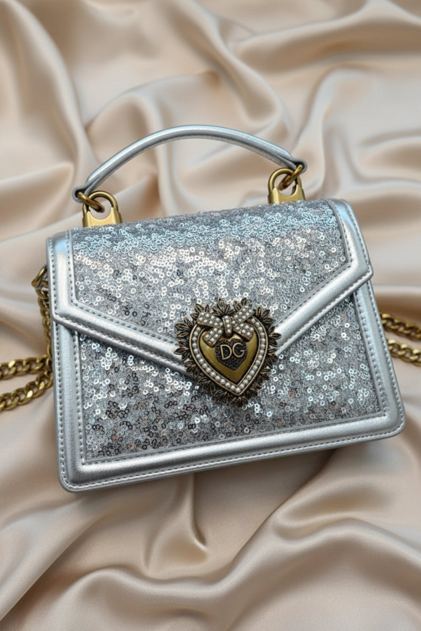 Devotion glitter handbag