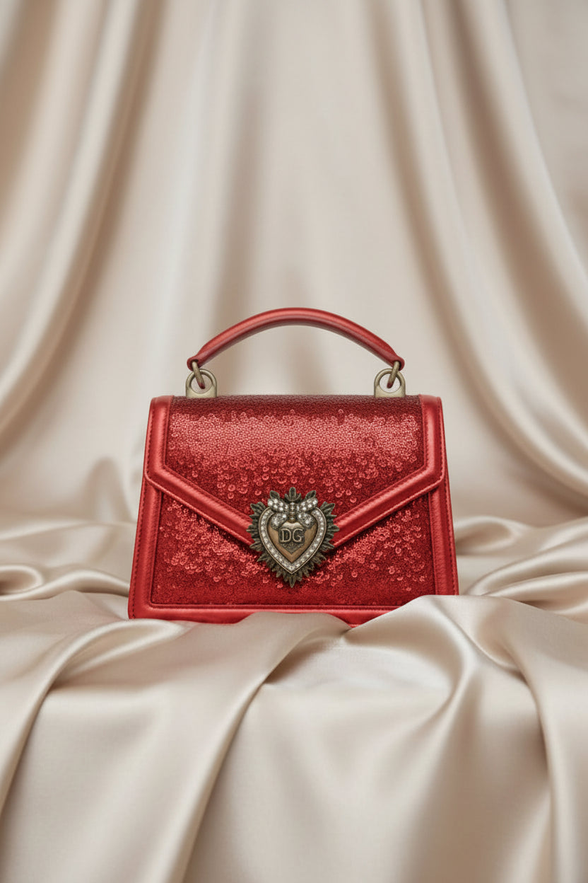 Devotion glitter handbag