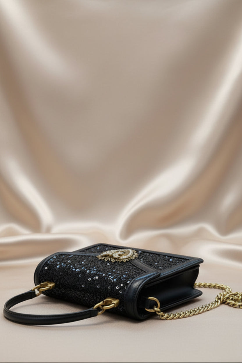 Devotion glitter handbag