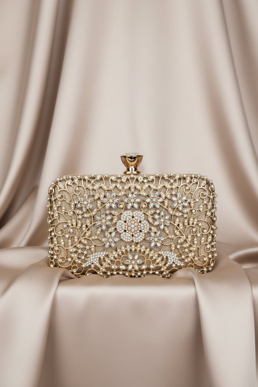 Diamond Luxe Evening Clutch