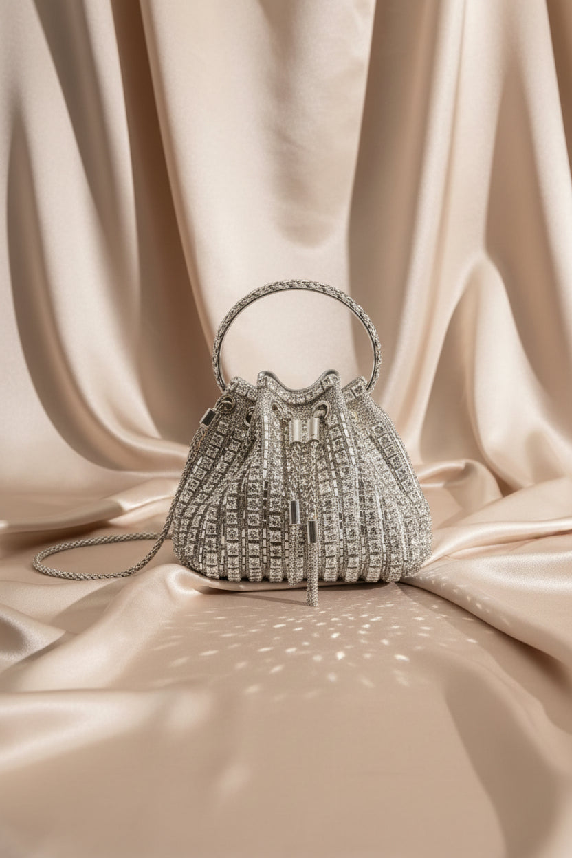 Starluxe Diamond Sparkle Clutch