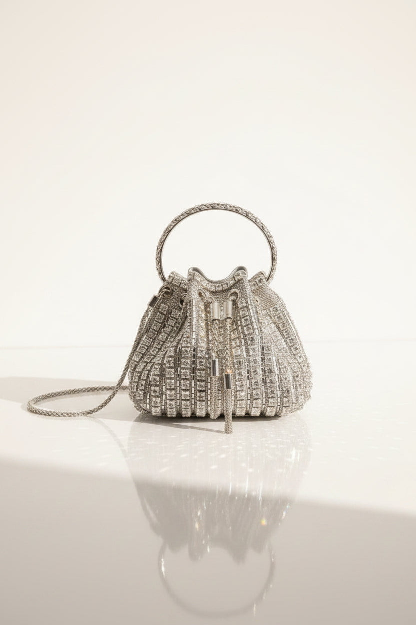 Starluxe Diamant-Glitzer-Clutch