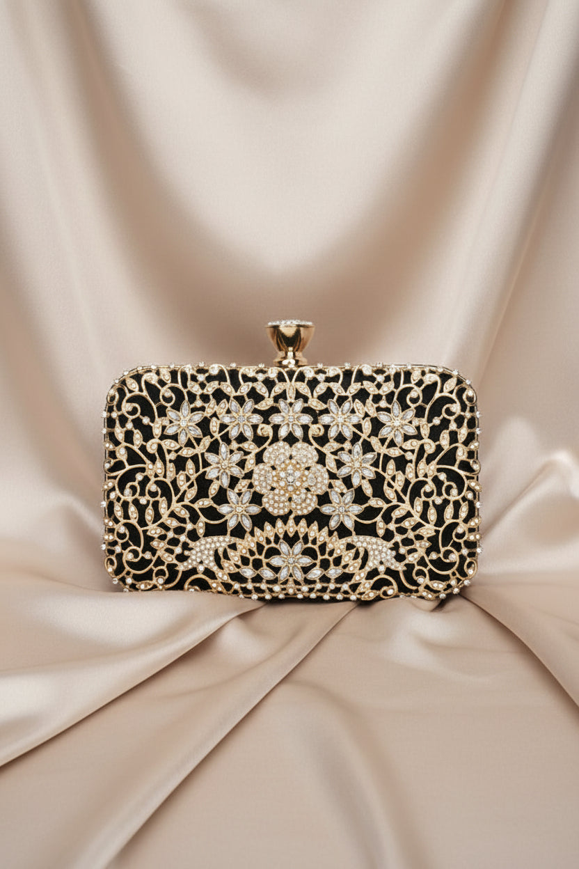 Diamond Luxe Evening Clutch