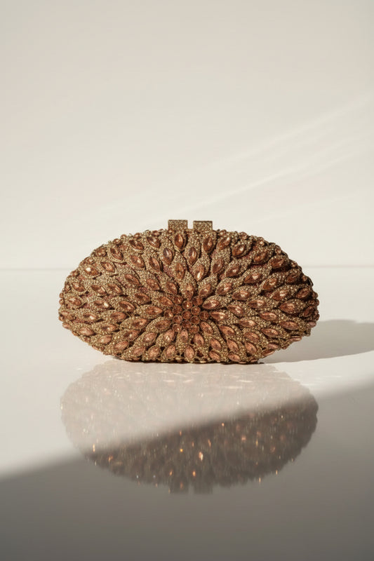 Starlight Crystal Clutch — Luxury Handmade Statement Bag