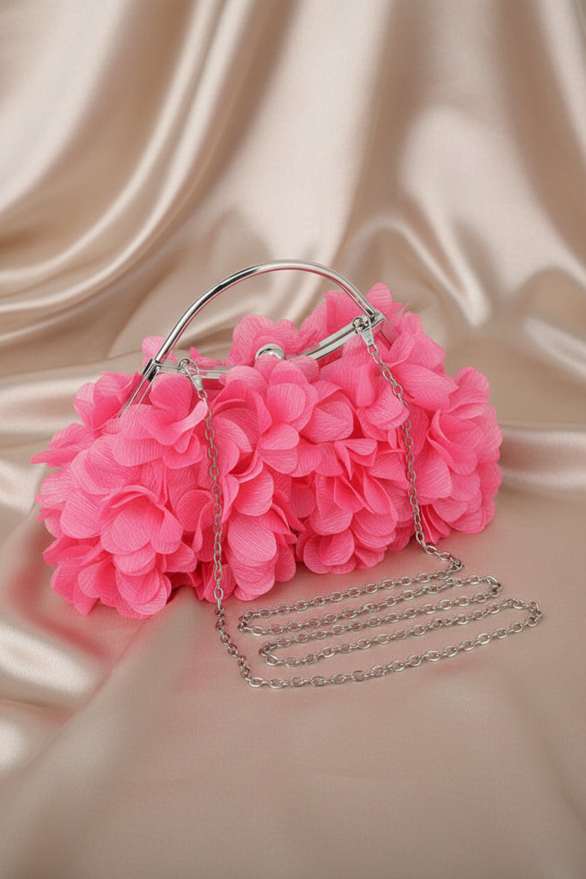 Romantic Handbag Metal Handle