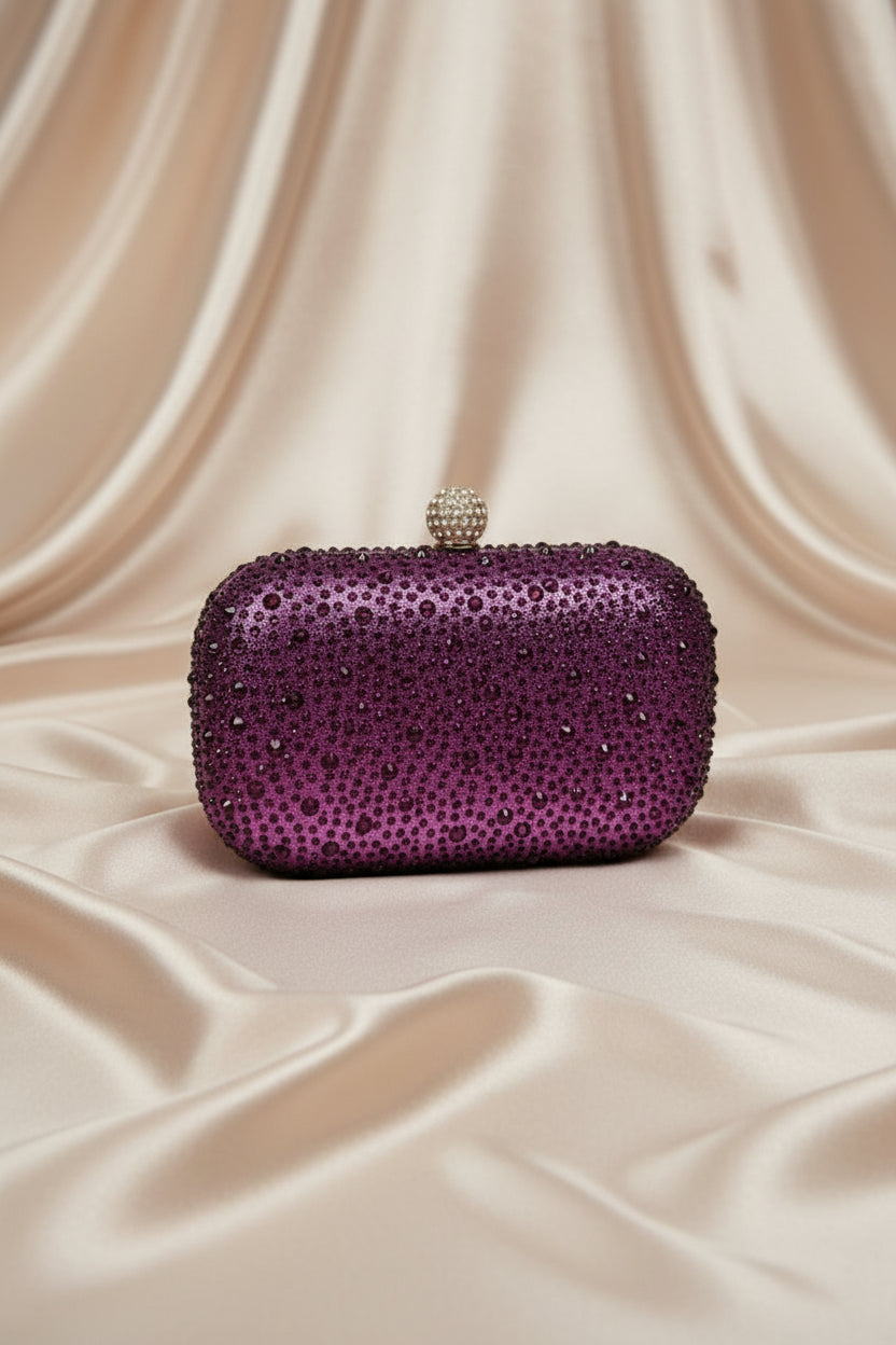 Crystal Royale Box Clutch
