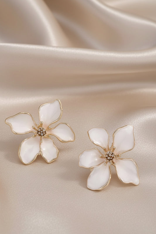 Floral Elegance Drop Earrings
