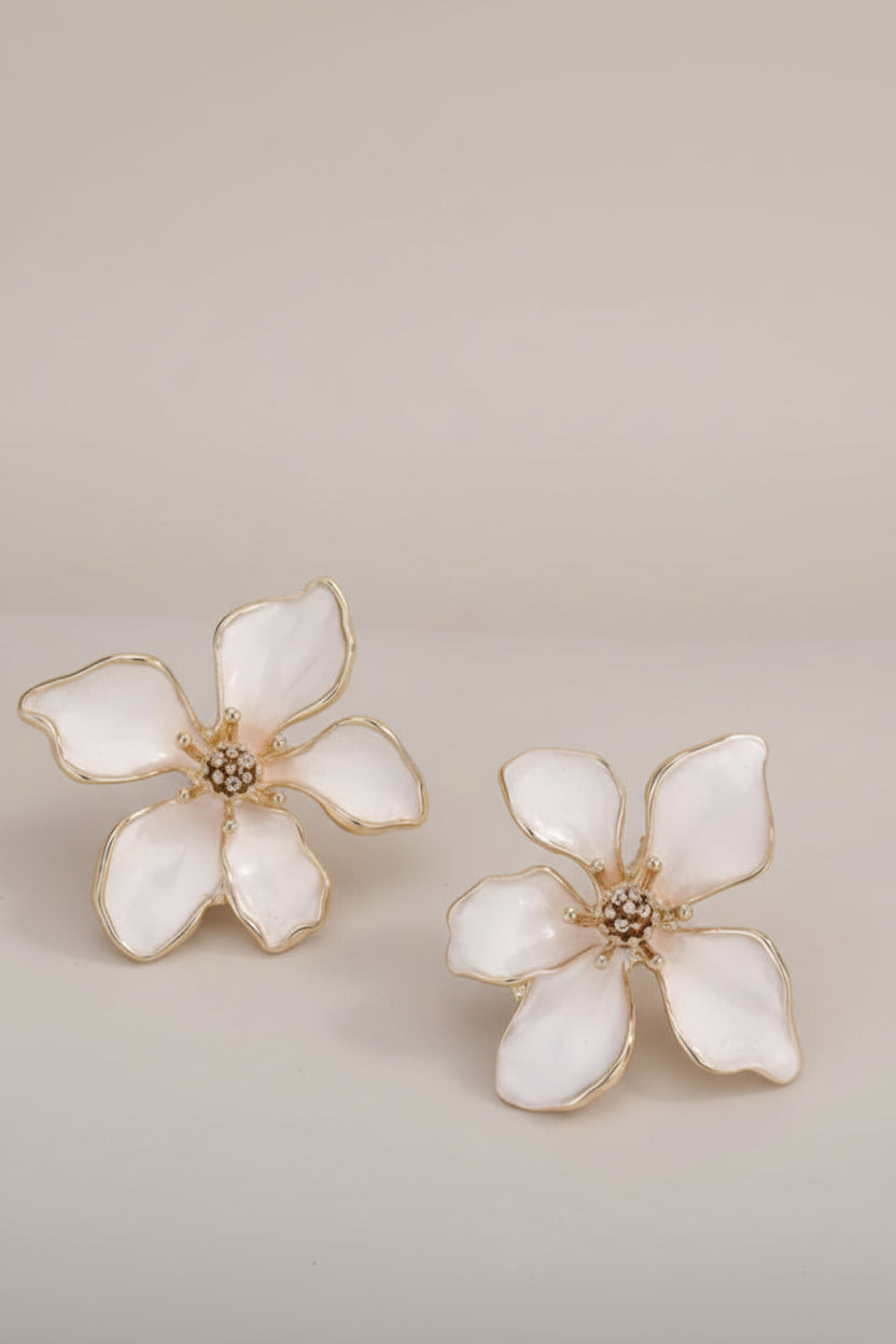 Floral Elegance Drop Earrings