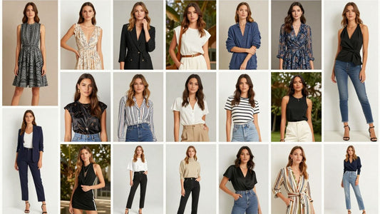 Diverse 1state clothing styles for various occasions.