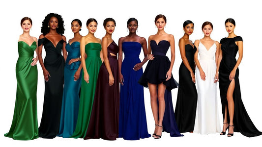 Elegant long formal gowns for women.