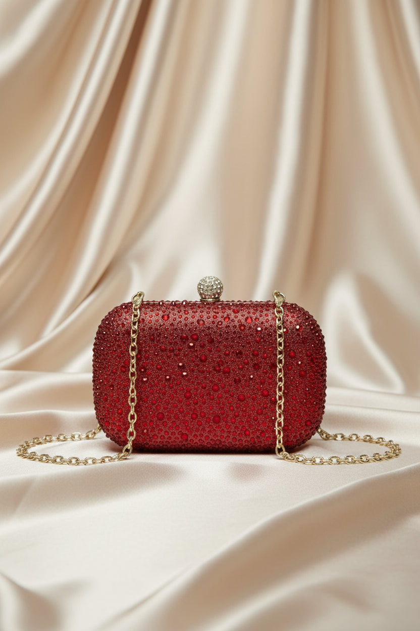Crystal Royale Box Clutch