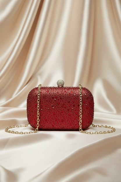 Crystal Royale Box Clutch