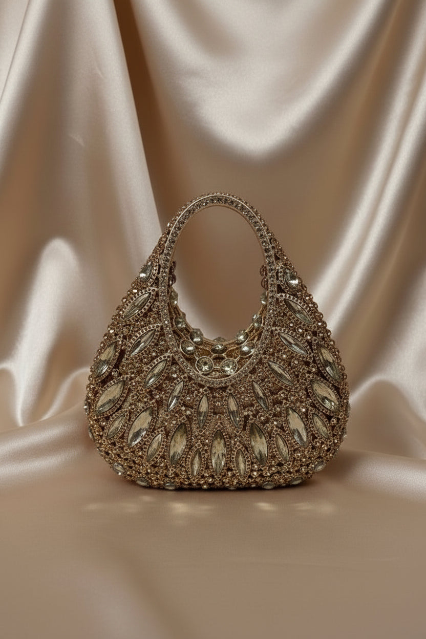 Starlight Empress Crystal Clutch Bag