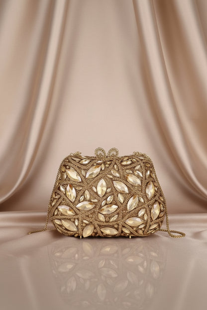 Emerald Enchanté Crystal Clutch