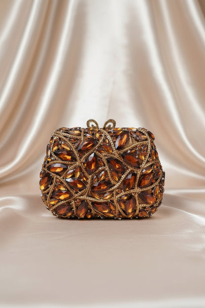 Emerald Enchanté Crystal Clutch