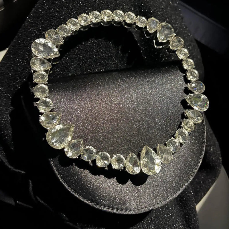 Midnight Grace Satin Clutch