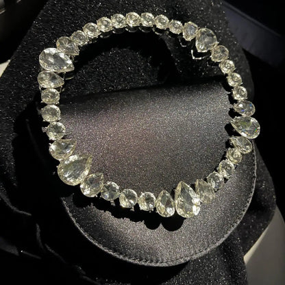 Midnight Grace Satin Clutch