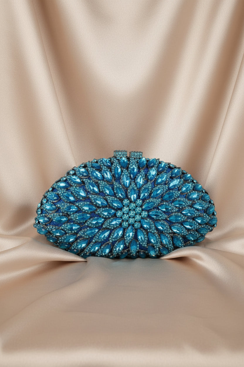 Starlight Crystal Clutch — Luxury Handmade Statement Bag