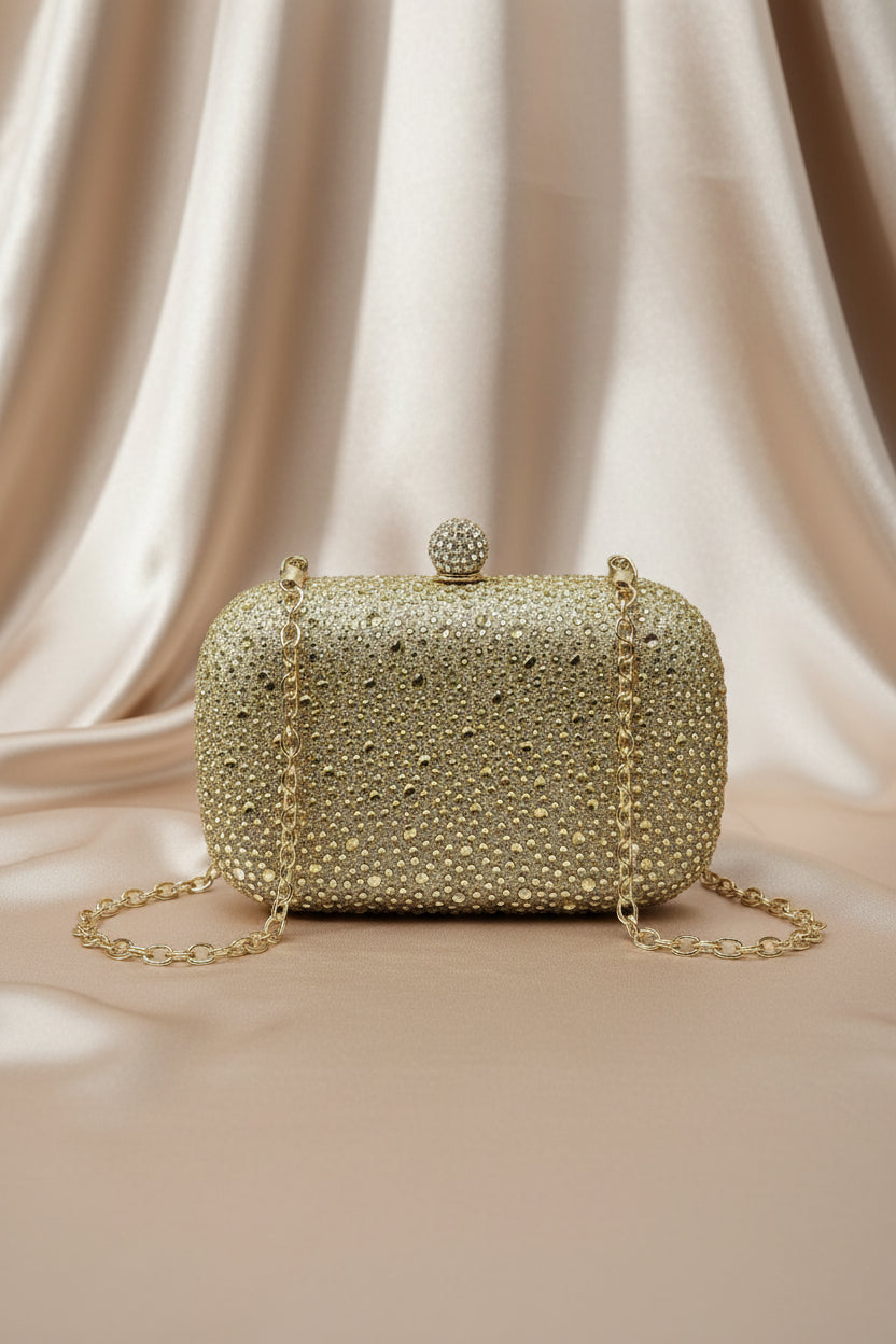 Crystal Royale Box Clutch