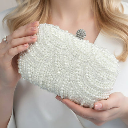 Pearl Wave Evening Bag