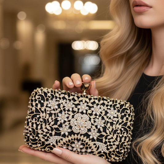 Diamond Luxe Evening Clutch
