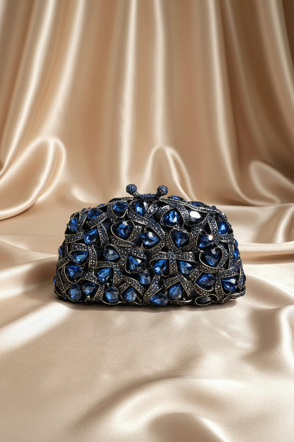 Sapphire Starlight Luxe Clutch