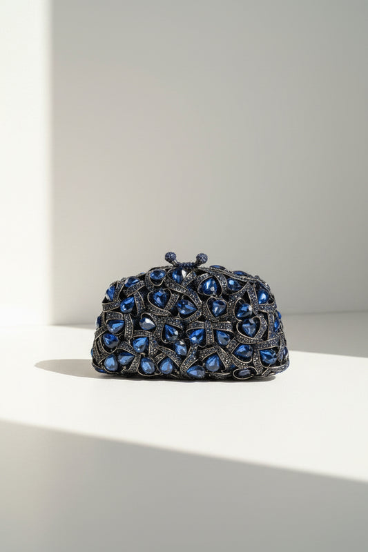 Sapphire Starlight Luxe Clutch