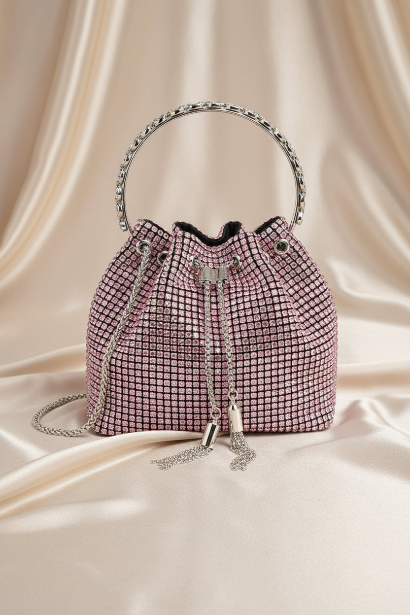 Lumière Crystal Bucket Bag