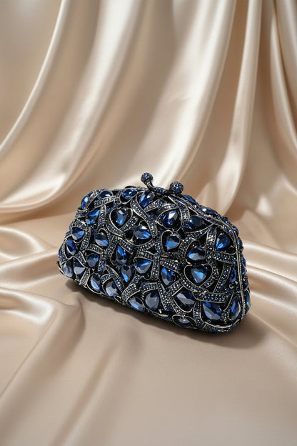 Sapphire Starlight Luxe Clutch
