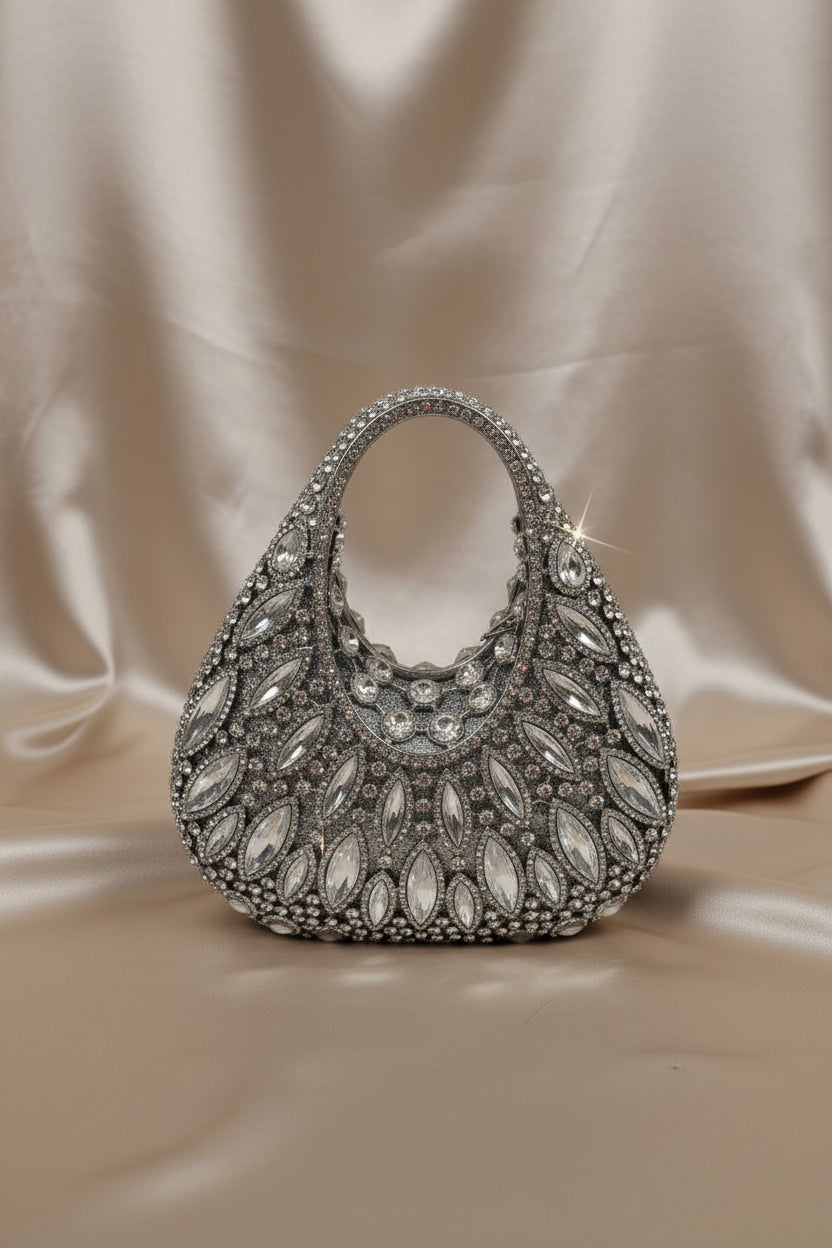 Starlight Empress Crystal Clutch Bag